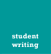 student writing